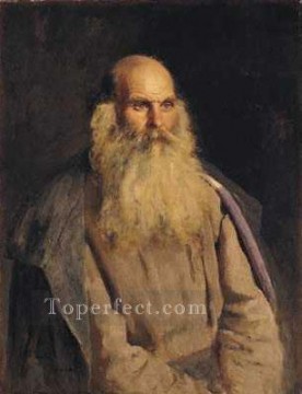  Ruso Pintura al %c3%b3leo - Estudio de un anciano Realismo ruso Ilya Repin